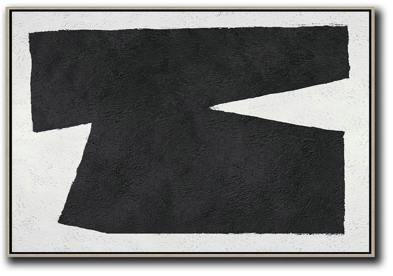 Modern Paintings,Oversized Horizontal Minimal Art On Canvas - Canvas Wall Art Home Decor